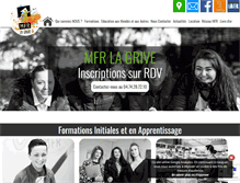 Tablet Screenshot of mfr-lagrive.org